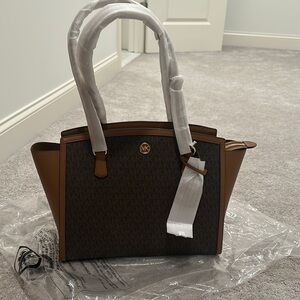 Michael Kors Brown Tote Bag